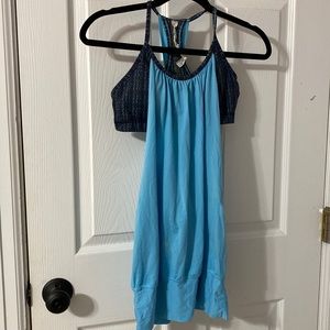 Lululemon workout tank with built in sports bra